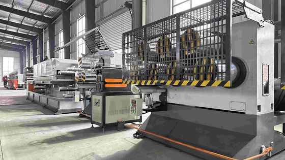 Garis produksi ekstrusi pita PET serat plastik komposit 120 - 800 kg/H