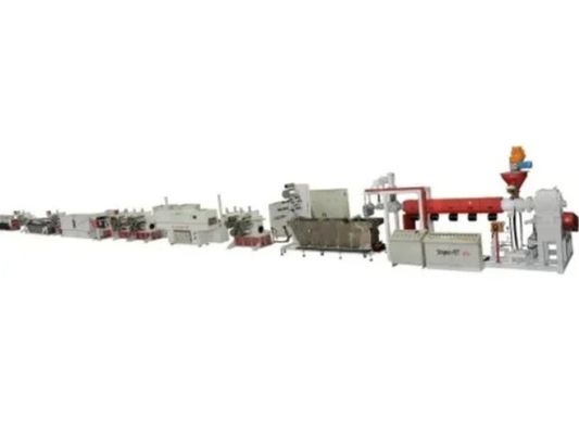 PET PP Packing Strap Extrusion Line Mesin ekstrusi Pita PET presisi tinggi