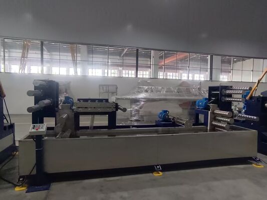 55 Meter Panjang Jalur Ekstrusi PP dengan Daya 235KW – Solusi Turnkey Lengkap dari Pengeringan hingga Gulungan Jadi