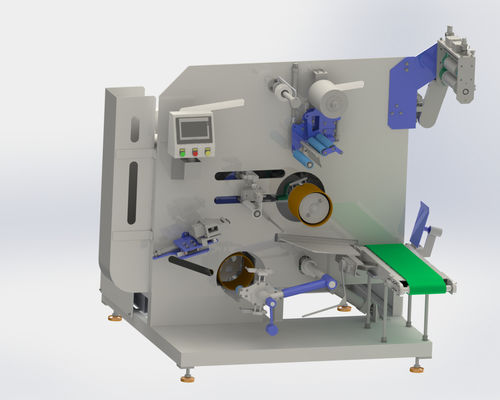 Komposit Cord PP Otomatis Tali Winder Plastik Spraying PLC Control