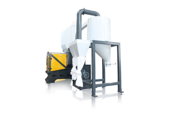 Single Shaft Rotary Shear Shredder 380v 50hz Dengan Sistem Reverse Otomatis