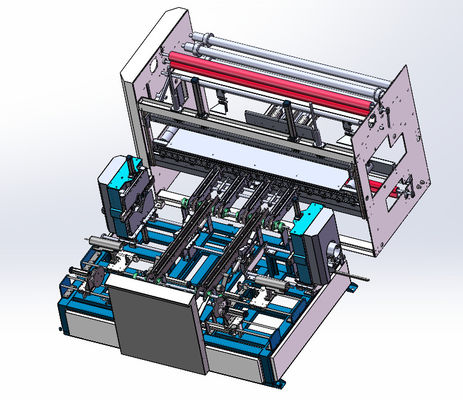 Multifunctional Tubular Otomatis Kain Roll Packing Machine Segel ketat