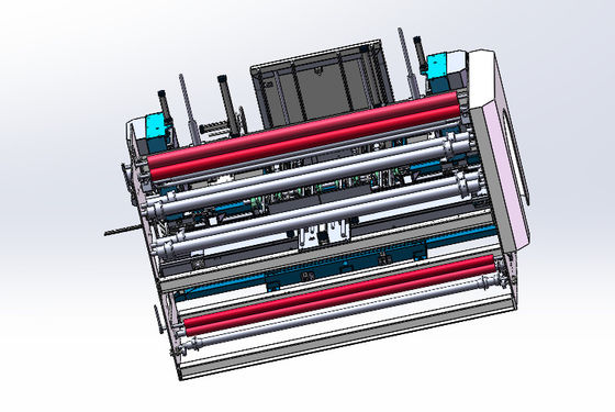 PLC Kontrol Otomatis Kain Roll Packing Machine Untuk Kain Tubular
