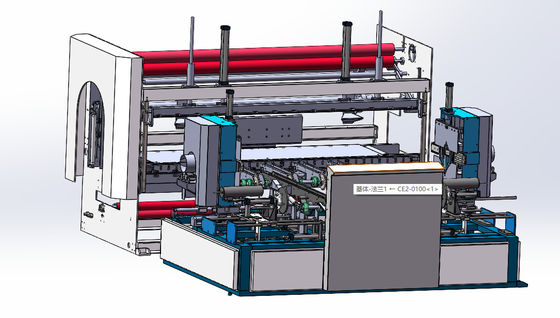 Intelligent Vacuum Automatic Fabric Roll Packing Machine Kontrol PLC 380V 50Hz
