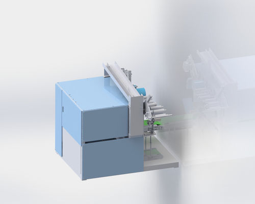 Double Reel Plastic Soft Pipe Winder Machine Untuk Micro Spray Tape