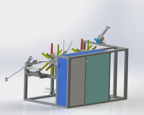 Plastik HDPE LDPE Pipe Winder Otomatis Single atau Double Station Pipe Winder