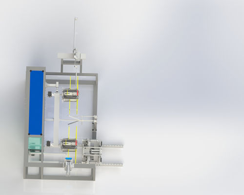 Otomatis PE PERT tabung Mesin Plastik Winding Diameter Kecil Kontrol PLC