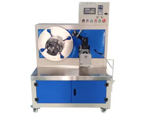 Tension Control Plastic Pipe Winding Machine Single Disk Automatic Plastic Coiler Mesin penggulung pipa plastik
