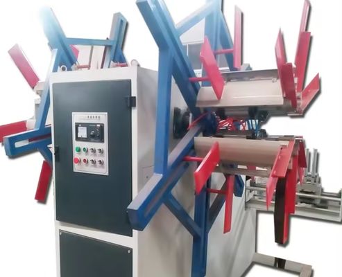 Fleksibel karet Strip Hose Winder Mesin Single Screw Wire Coiling Mesin