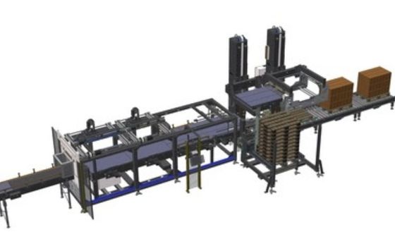 Sistem Palletizing Robot CNC Otomatis Lengkap
