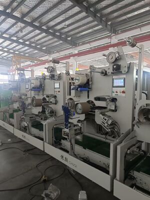PP Strip Winder Conveyor Type Mesin Winding Inward yang sepenuhnya otomatis Dibangun untuk kemasan dan operasi industri tugas berat