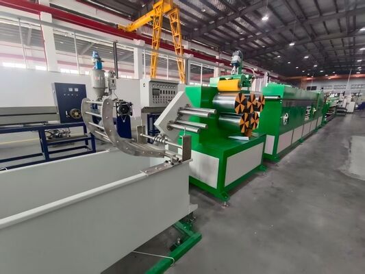 Industri kemasan presisi dalam empat kali lipat 1-Out-4 PP sistem ekstrusi