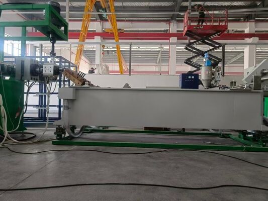 Otomatis Winding Dengan 4 Servo-dikendalikan Spindles Independen PP Band Extrusion Line